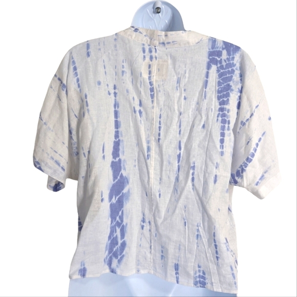 Rails Thea Tie-Hem Linen Blouse...Size XS - Picture 5 of 9